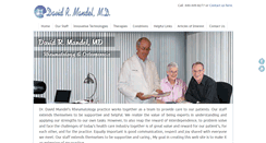 Desktop Screenshot of dmandelmd.com